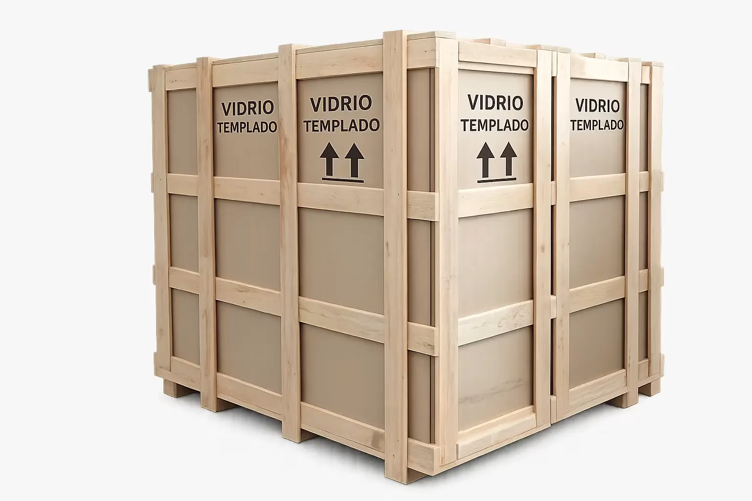 Empaque con Combinación de Cartón / Madera